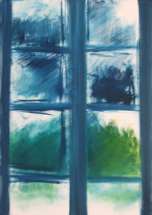 Aujourd’hui · 2006 · huile sur toile · 35 x 27 cm